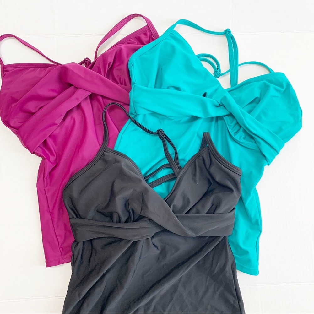 ❤️ BUNDLE NWOT Athleta Twist Front Tankini Top